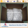 PP Monofilament Fiber Micro Synthetic Fibers